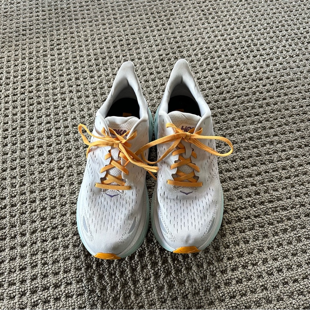 Hoka Clifton 8 - Blanc de blanc purple seafoam